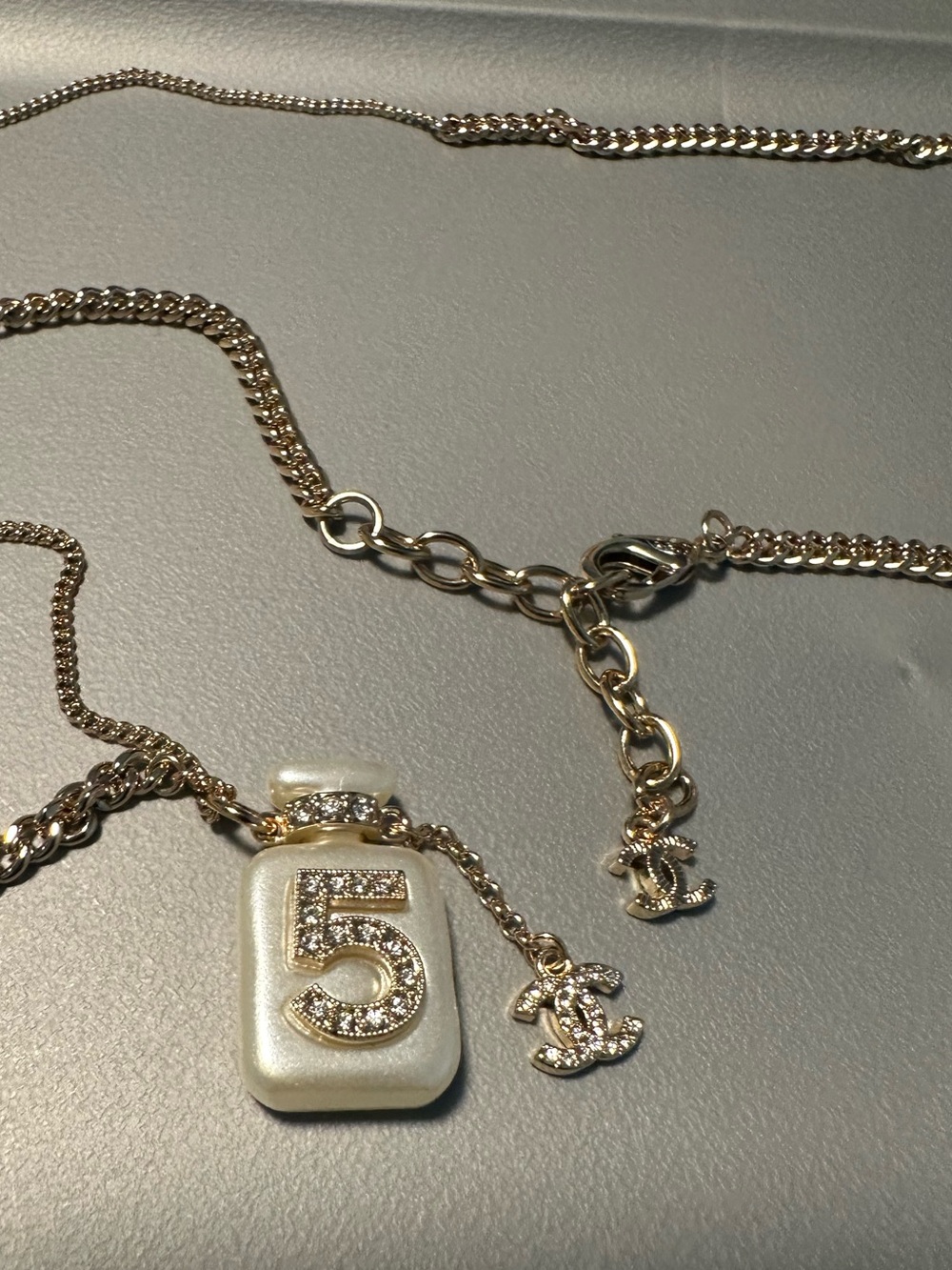 Chanel No.5 Perfume Bottle Necklace